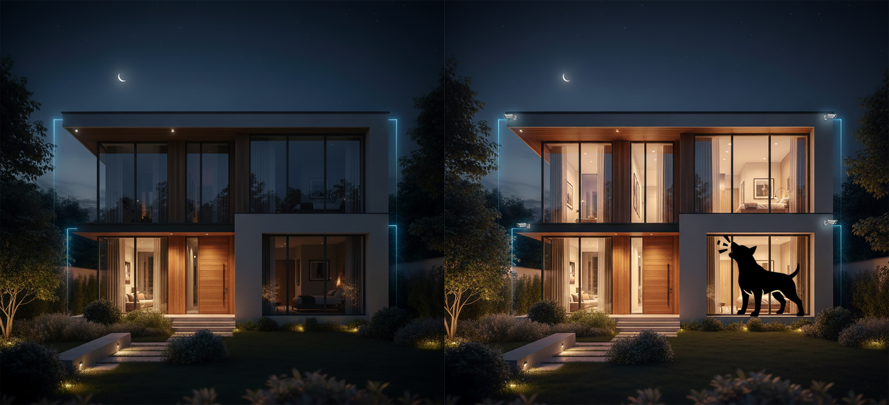 SENTRI Smart Home Security System protecting your modern home